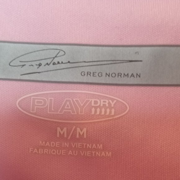 GREG NORMAN WOMEN'S PINK POLO GOLF SHIRT Size M - Picture 4 of 6